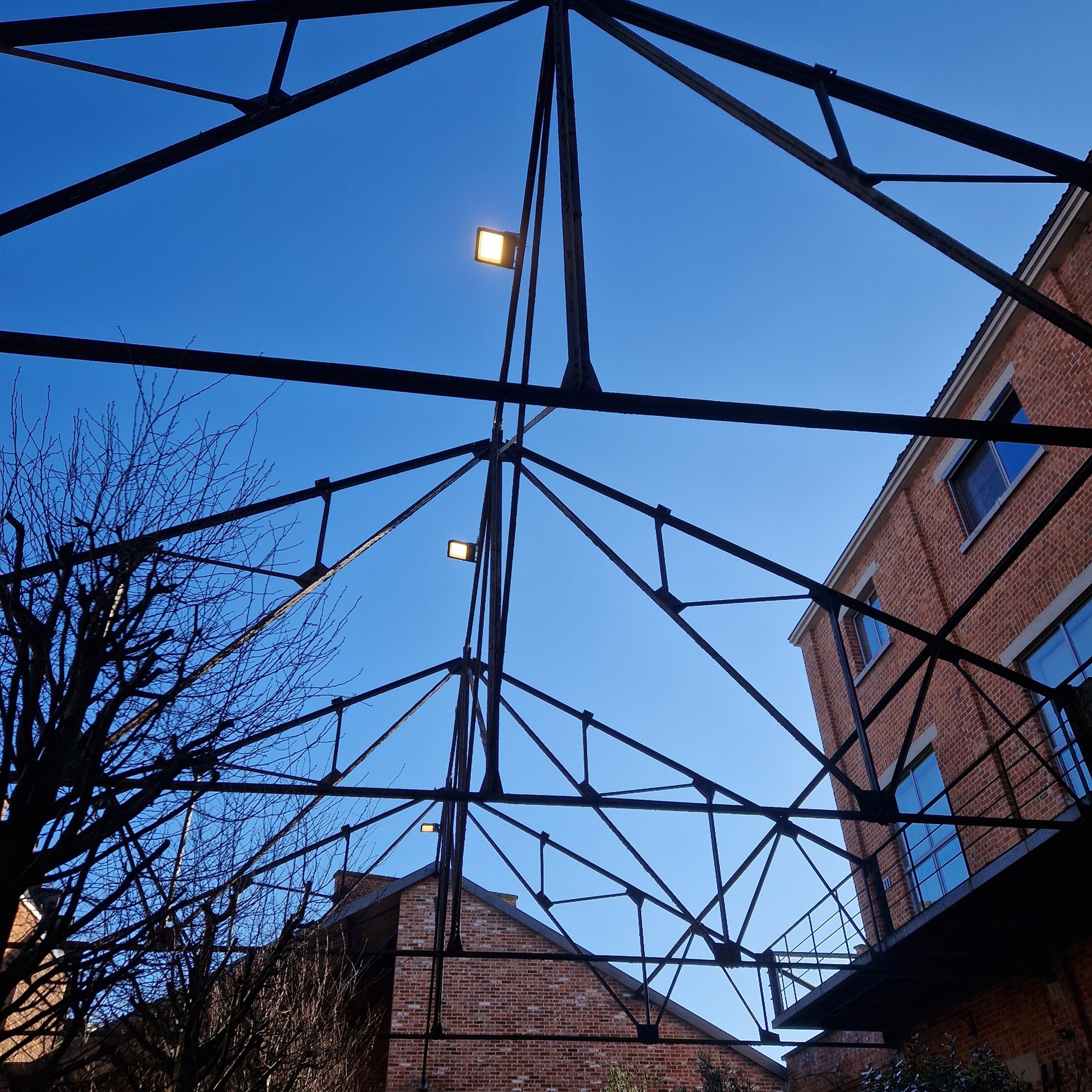 Buitenverlichting overdekte ruimte